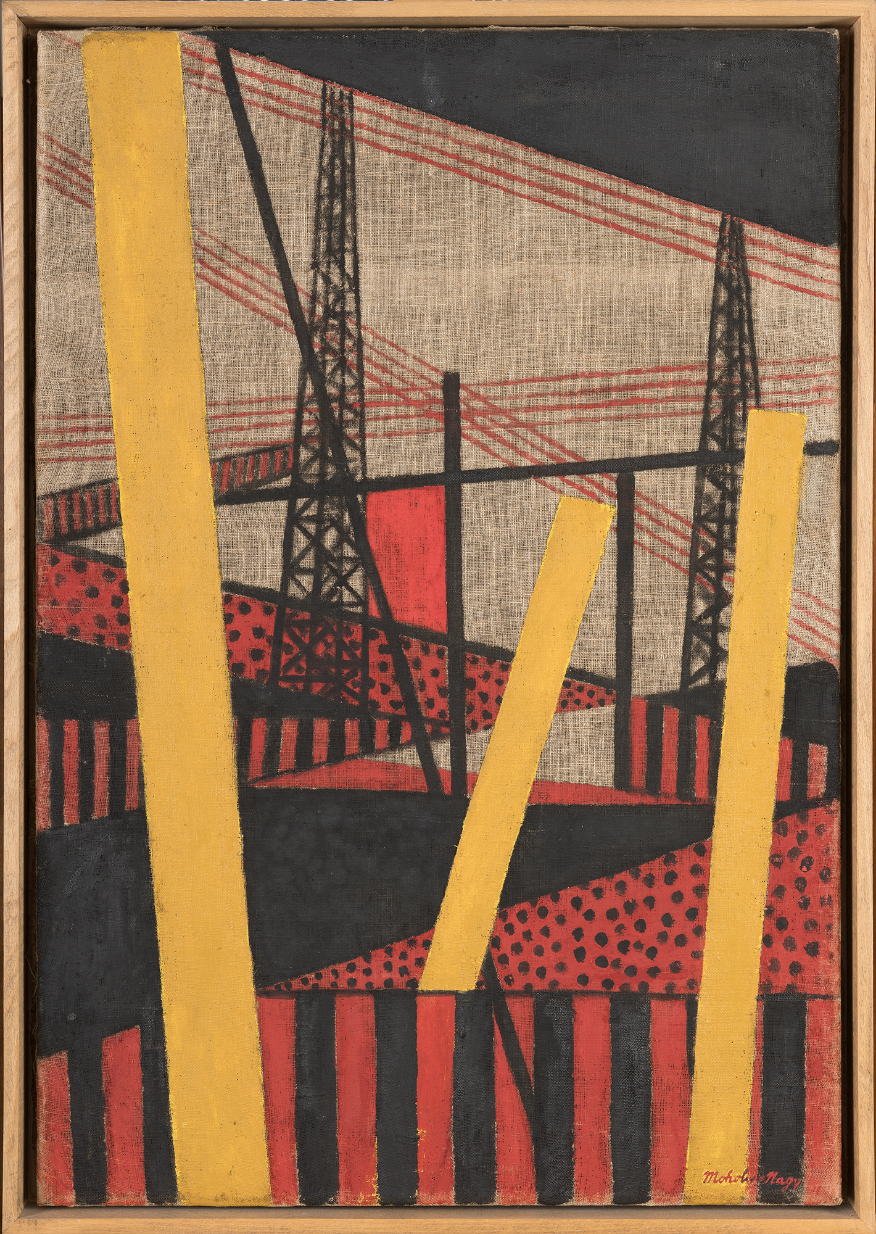 László Moholy-Nagy, Radio and Railway Landscape, 1919-1920
